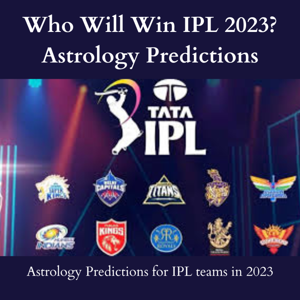 Who Will Win IPL 2023 Astrology Predictions? Astro Vastu